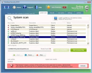Hướng dẫn xóa bỏ ứng dụng giả mạo Desktop Security 2010