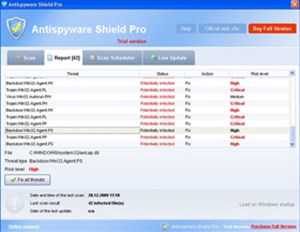 Hướng dẫn loại bỏ phần mềm bảo mật giả mạo AntiSpyware Shield Pro