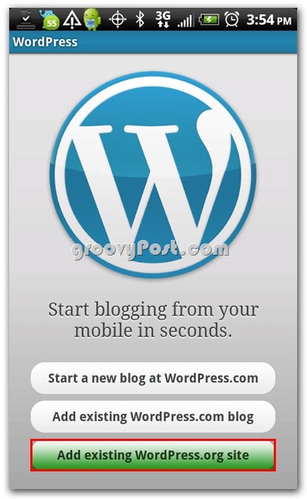 Quản lý WordPress từ thiết bị Android
