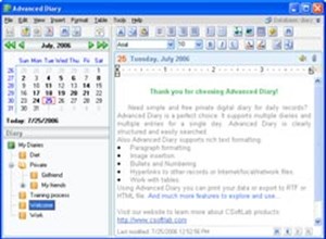 Advanced Diary 1.3 - phần mềm viết nhật ký