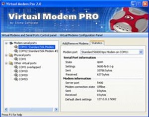 Tạo modem ảo bằng Virtual Modem Pro