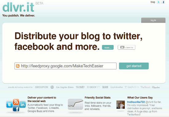 dlvr-main-page