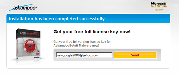 Miễn phí bản quyền Ashampoo Anti-Malware 1.21 trong vòng 180 ngày
