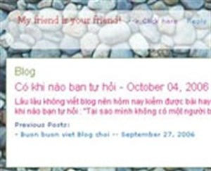 'Trình diễn' tiếng Việt hoàn hảo trên blog Yahoo