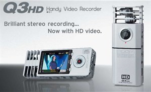 ZOOM Q3HD – Máy quay phim bỏ túi với micro kép và quay video Full HD