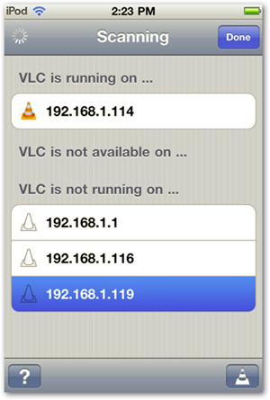 Điều khiển VLC bằng iPhone hoặc iPod Touch
