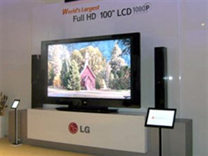 Màn hình LCD 100 inch của LG lập kỷ lục Guinness