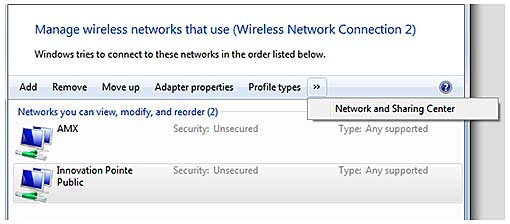 Hình 10: Hộp thoại Manage Wireless Connections.