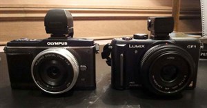 Olympus E-P2 vs. Panasonic GF1