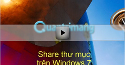 Video: Chia sẻ thư mục trên Windows 7