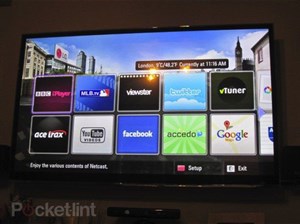 TV 3D của LG có thêm Facebook và Twitter