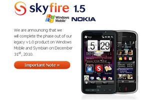 Skyfire dừng hỗ trợ Symbian và Windows Mobile