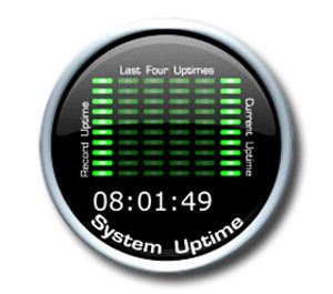 Kiểm tra thời gian vận hành hệ thống Server 2008