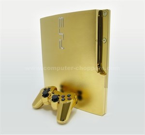 "Xa xỉ hóa" Sony PlayStation 3 Slim với bộ vỏ vàng 24K