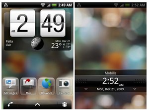 Lộ diện Sense UI mới trên HTC Espresso chạy Android 2.1 