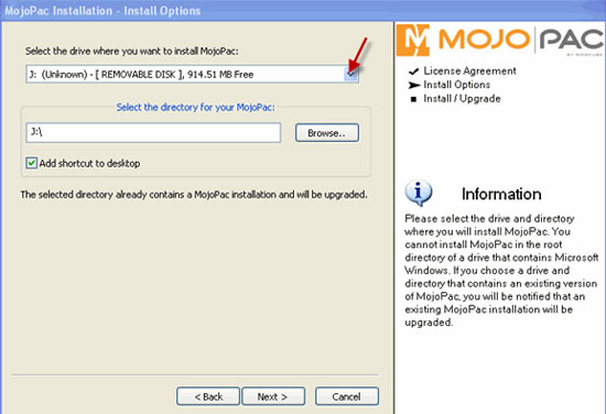 mojopack-install-location-select