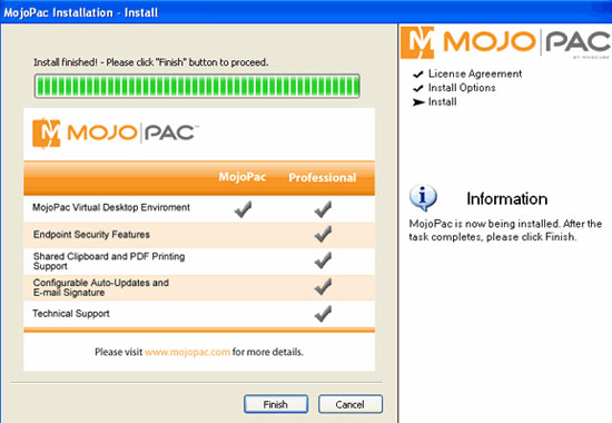 mojopack-install-complete
