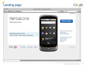Điện thoại Nexus One của Google lộ diện vào ngày 5/1