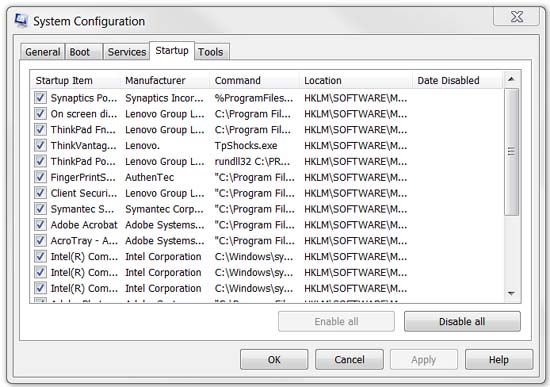 System Configuration