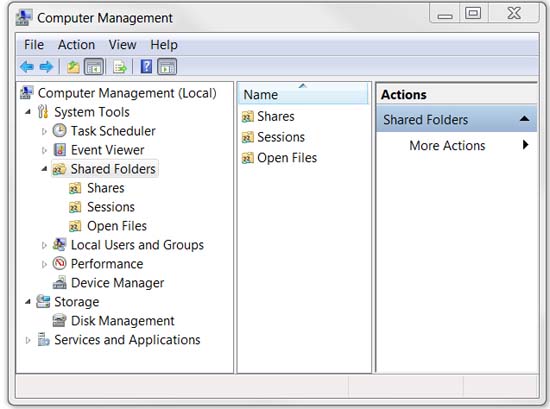 Shared Folders