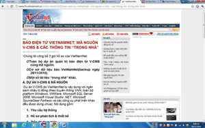 Vietnamnet bị hack có dấu hiệu nội bộ