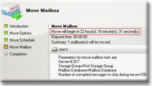 Chuyển mailbox trong Exchange 2007 thông qua Exchange Management Console