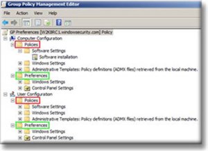 Group Policy trong Windows Server 2008 - Phần 3: Group Policy Preference