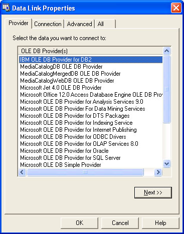 DB2 9 và Microsoft Excel 2007 - Phần 1: Lấy dữ liệu
