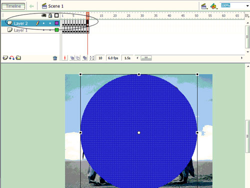 Macromedia Flash - Hiệu ứng “vết dầu loang”