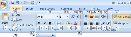 Mẹo thao tác trên Excel 2007 và 2010