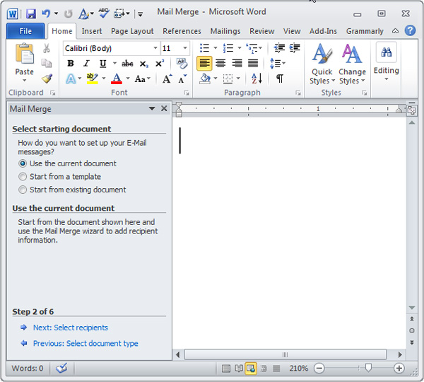 Cải thiện hiệu suất làm việc qua email với tính năng Mail Merge của Microsoft Word
