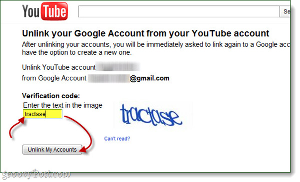 Hướng dẫn bỏ liên kết giữa tài khoản Google và YouTube