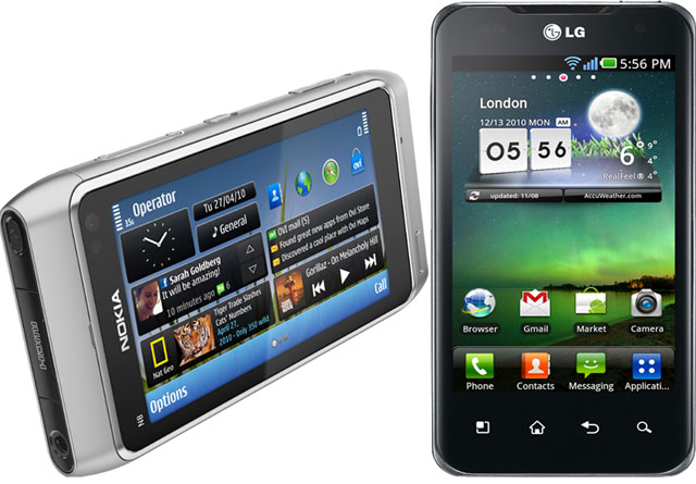 Nokia N8 đọ quay video với LG Optimus 2X