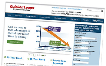 Trang web của Quicken Loans Inc.