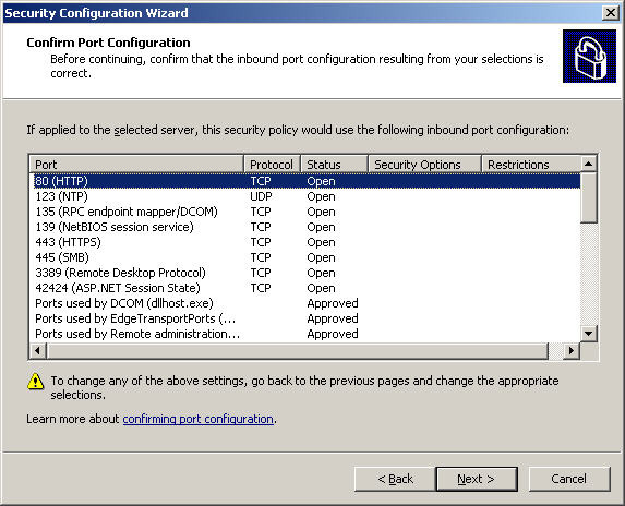 Secure configuration. Microsoft RPC Endpoint Mapper. Microsoft RPC Endpoint Mapper Exploit. APC device IP configuration Wizard. Часис инструкшн Конфигурейшн Security это.