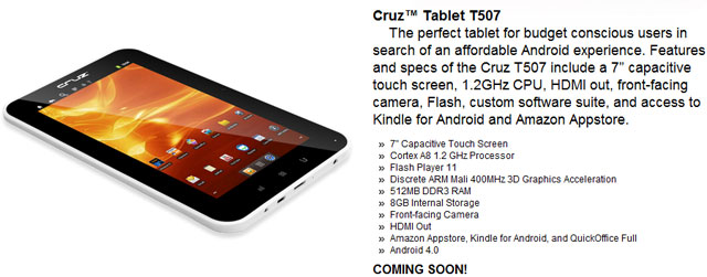 Cuộc đua máy tính bảng lại có thêm đối thủ mới