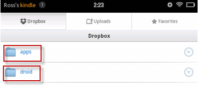 Cài đặt Dropbox trên "ngọn lửa" Kindle Fire của Amazon