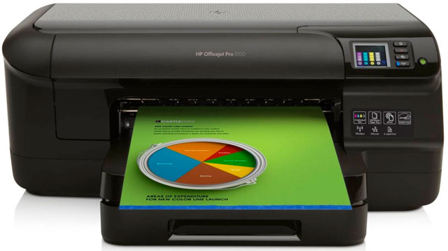 HP Officejet Pro 8100.