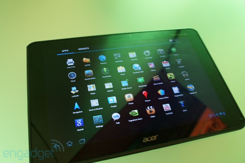 Ảnh thực tế Iconia Tab A700 lõi tứ