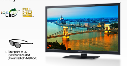 Mẫu TV 3D thụ động đầu tiên của Panasonic, ET5 series.