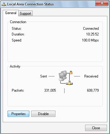 Chọn mục Properties