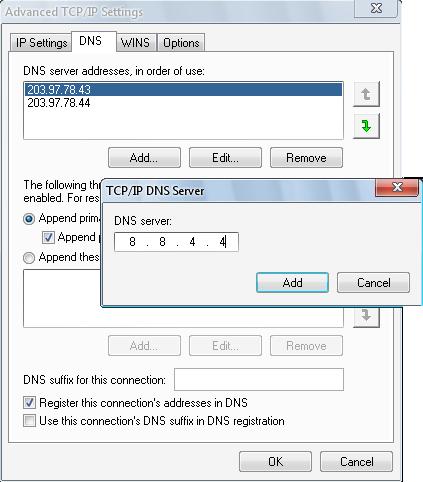 Đổi DNS Server 5