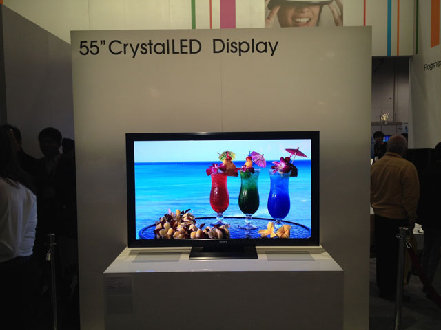 Hãng Sony trình làng HDTV 55-inch tự phát sáng