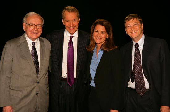 Bill Gates từ lâu đã ấp ủ ý định làm công tác từ thiện và ông đã thành công.