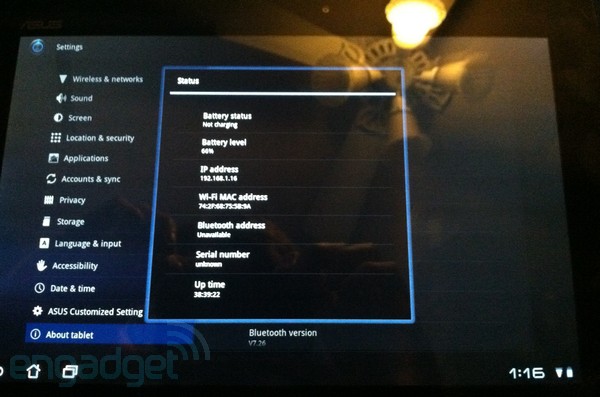 Máy không hiển thị lỗi serial number khi nâng cấp android 4.0.