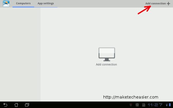 Dùng Tablet Android điều khiển từ xa máy tính chạy Ubuntu