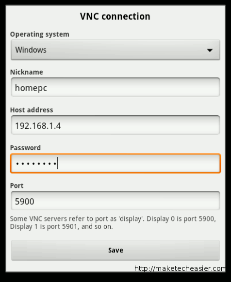 Dùng Tablet Android điều khiển từ xa máy tính chạy Ubuntu