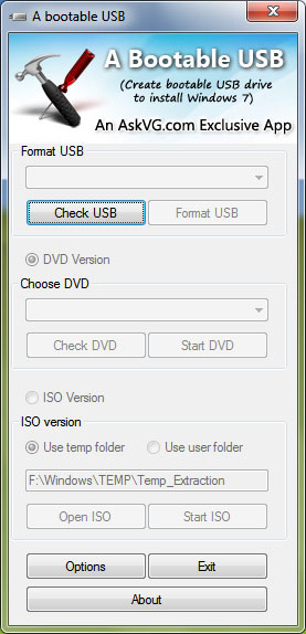 Phần mềm A Bootable USB