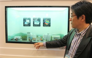 Hãng Samsung sản xuất màn LCD trong suốt 46-inch