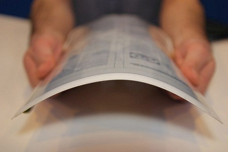 Ra mắt máy tính bảng mỏng dẻo như giấy